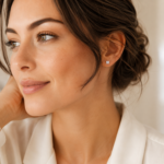 Asscher Cut Diamond Stud Earrings in White Gold | Sunshine Jewelry - Image 2