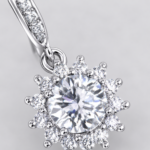 Floral Halo Dangle Earrings in Sterling Silver | Sunshine Jewelry – Image 4