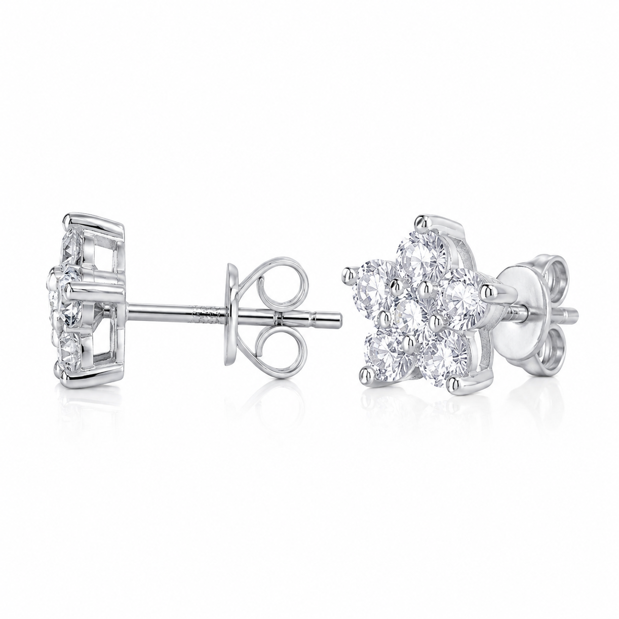 ChatGPT Image 2026年6月2日 17_48_43 (3) Radiant Bloom Cluster Stud Earrings – Timeless Everyday Sparkle - Image 1