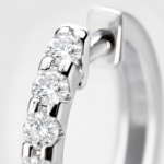 Radiant Circle Huggie Earrings – Everyday Sparkle & Elegance - Image 4