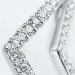 Radiant Diamond Frame Earrings - Modern Elegance in Every Moment - Image 4