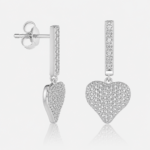 Radiant Heart Drop Earrings – Timeless Everyday Romance - Image 3