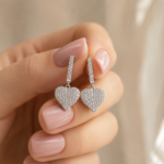 Radiant Heart Drop Earrings – Timeless Everyday Romance - Image 5