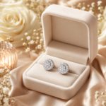 Radiant Pavé Cluster Stud Earrings – Timeless Everyday Sparkle - Image 6