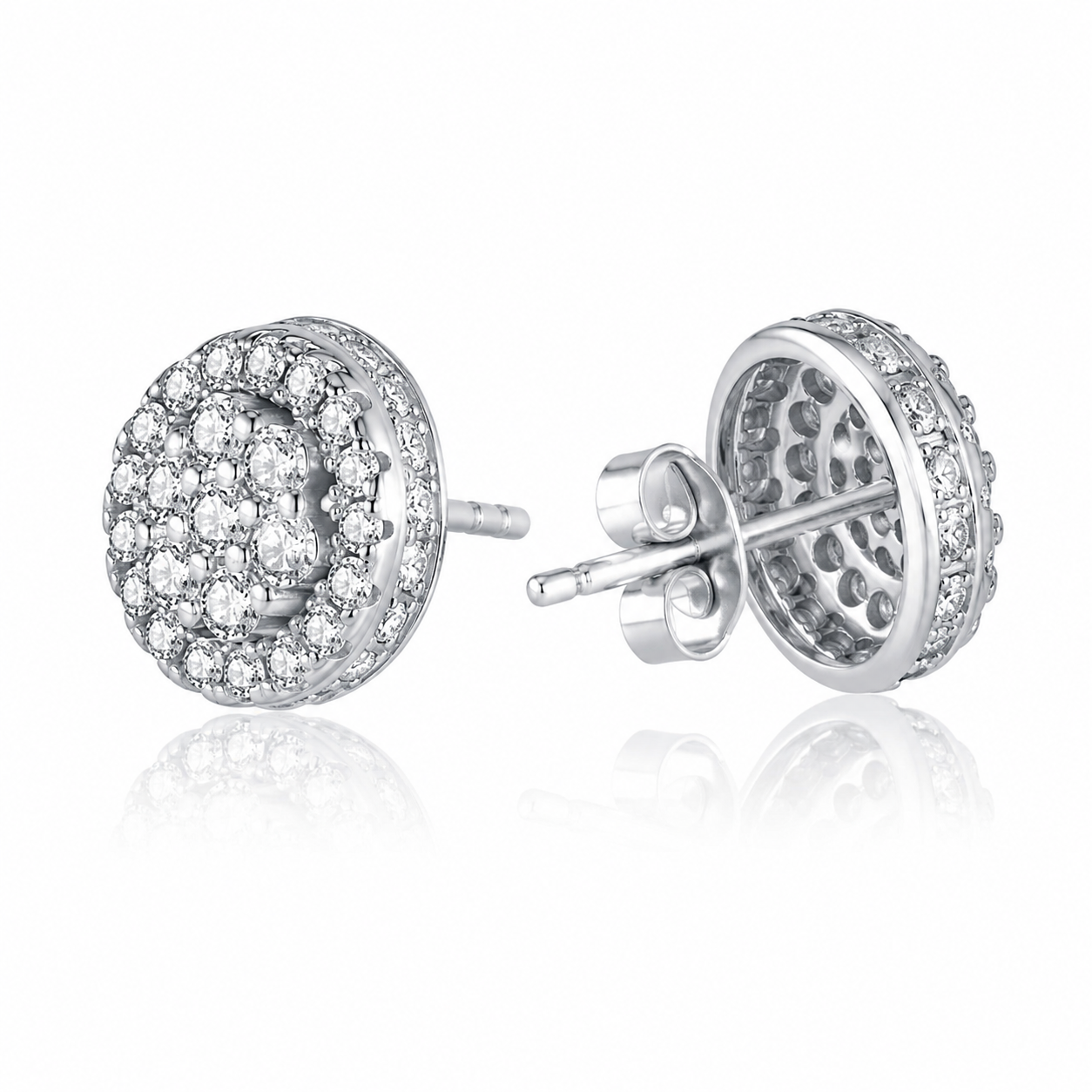 ChatGPT Image 2026年6月2日 18_08_32 (7) Radiant Pavé Cluster Stud Earrings – Timeless Everyday Sparkle - Image 1