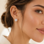 Radiant Floral Cluster Stud Earrings – Timeless Everyday Sparkle - Image 2
