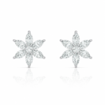 Radiant Floral Cluster Stud Earrings – Timeless Everyday Sparkle