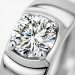 Radiant Solitaire Diamond Ring – Timeless Modern Elegance - Image 4