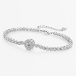 Radiant Sphere Tennis Bracelet – Timeless Everyday Sparkle - Image 3