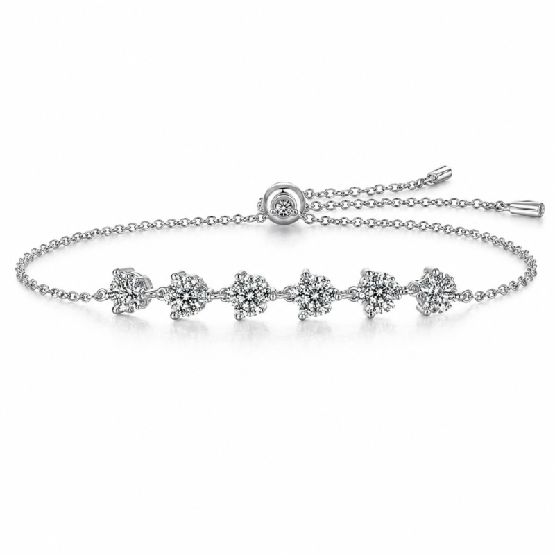 Radiant Heart Station Bracelet – Timeless Everyday Romance