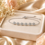 Radiant Heart Station Bracelet – Timeless Everyday Romance - Image 6