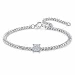 Radiant Princess Chain Bracelet – Modern Elegance for Every Moment - Image 3