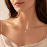 Classic Six-Prong Moissanite Necklace - Image 2