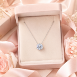 Classic Six-Prong Moissanite Necklace - Image 5