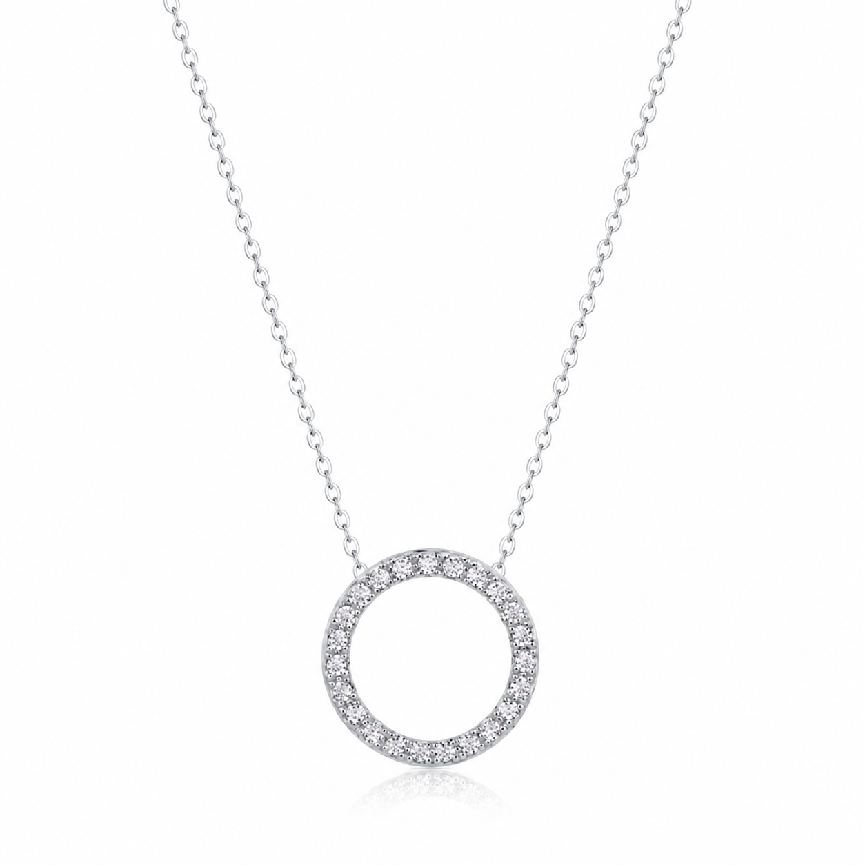ChatGPT Image 2026年6月2日 19_56_30 (2) Radiant Eternity Circle Necklace - Image 1