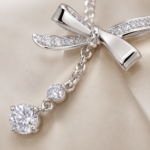 Radiant Bow Drop Necklace - Image 4