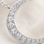 Radiant Crescent Moon Necklace – Timeless Sparkle for Every Moment - Image 4