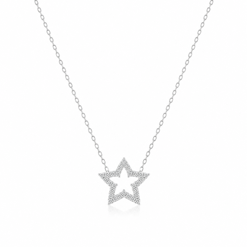 Radiant Star Necklace – Celestial Sparkle for Every Moment