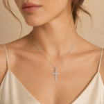 Radiant Cross Necklace – A Symbol of Faith & Timeless Elegance - Image 2