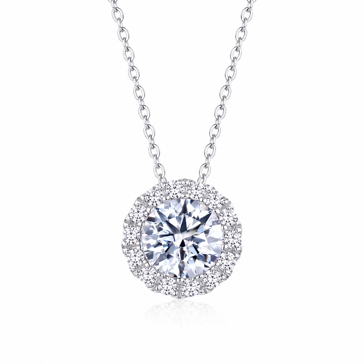 ChatGPT Image 2026年6月2日 20_41_19 (2) Radiant Round Halo Necklace – Image 1
