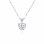 Radiant Heart Solitaire Necklace – A Timeless Symbol of Love