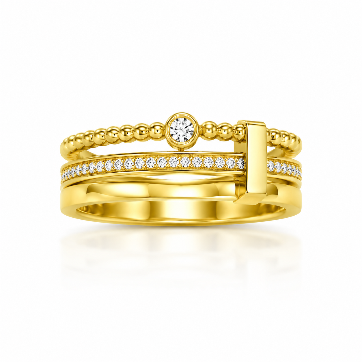 ChatGPT Image 2026年6月2日 20_53_17 (2) Radiant Double Row Pavé Ring – Elegant Sparkle for Every Moment - Image 1