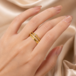 Radiant Double Row Pavé Ring – Elegant Sparkle for Every Moment - Image 5