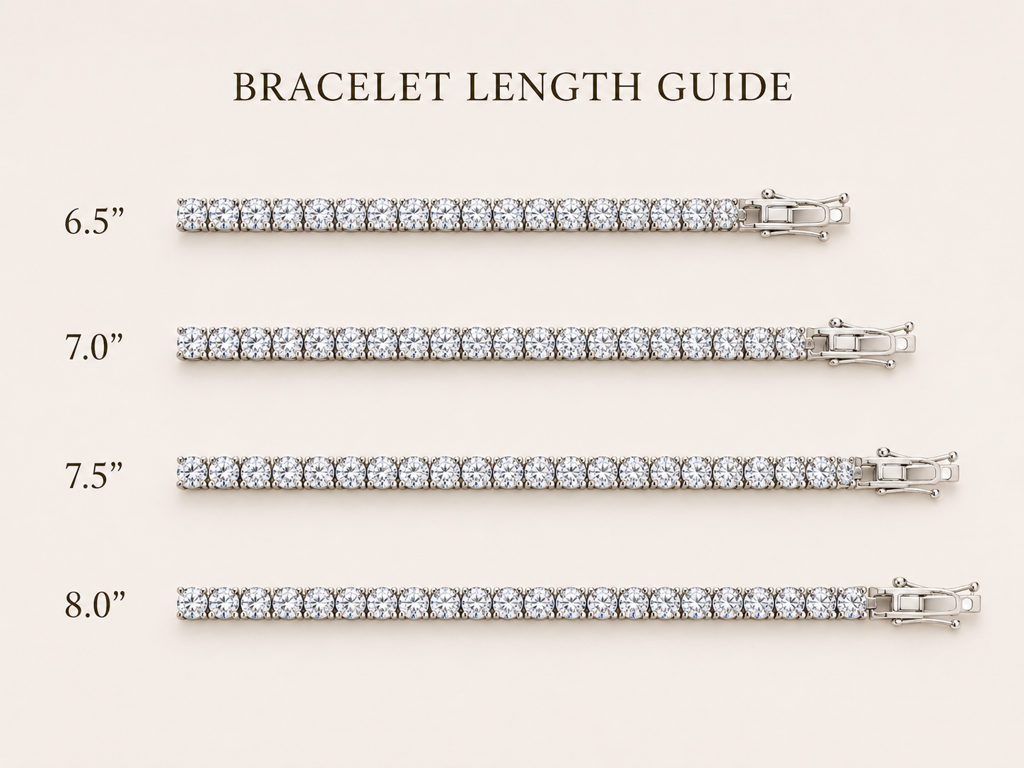 Moissanite tennis bracelet setting style guide