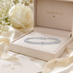 Classic Tennis Bracelet – White Gold Plated Sparkling Jewelry Gift | Sunshine Jewelry - Image 6