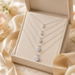 Classic Six-Prong Moissanite Necklace Set – 1ct to 5ct - Image 6
