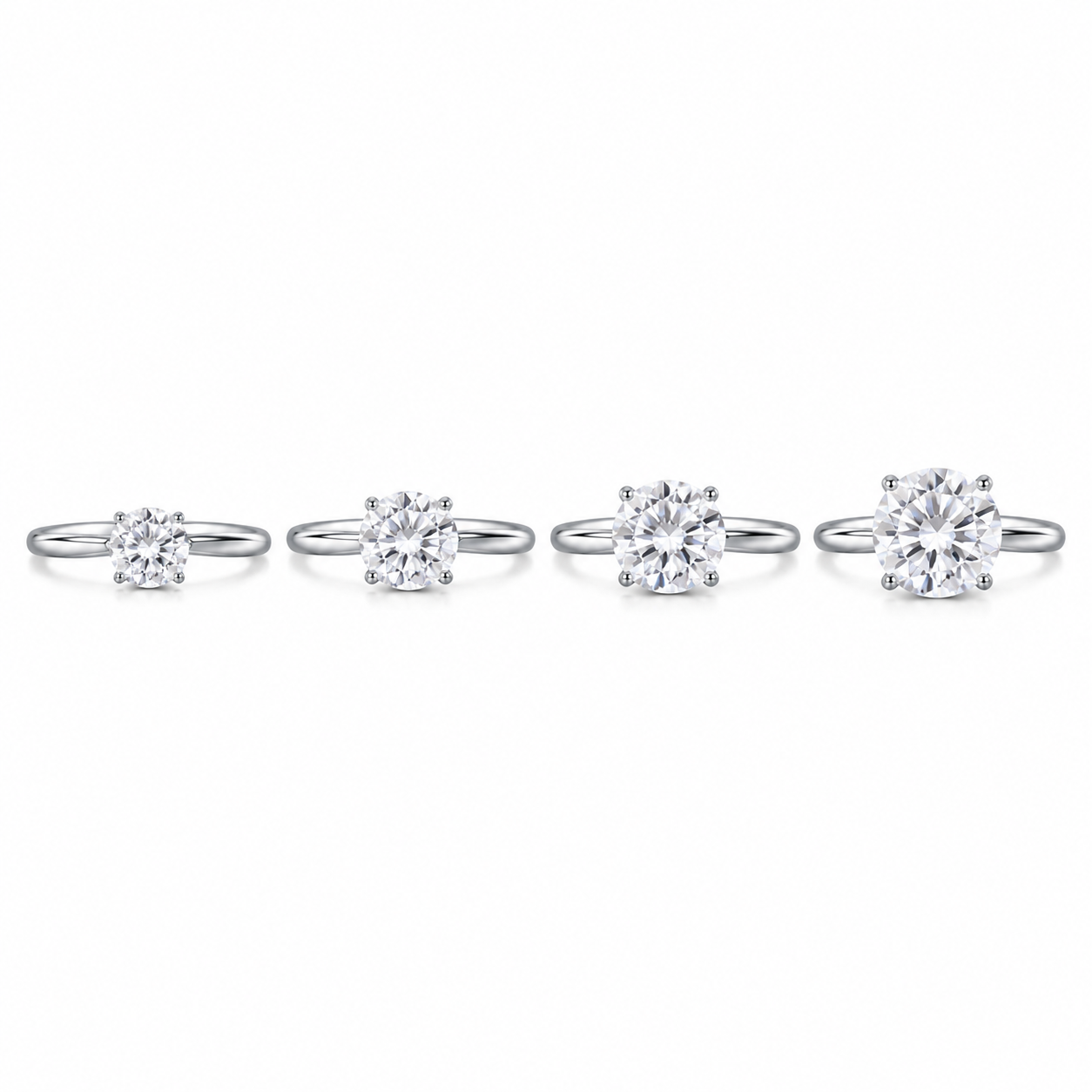 ChatGPT Image 2026年6月9日 18_23_18 (2) Classic Six-Prong Moissanite Ring Set – 1ct to 5ct - Image 1