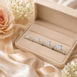 Classic Six-Prong Moissanite Ring Set – 1ct to 5ct - Image 6