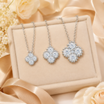 Round Moissanite Pendant Necklace Set – 2.5mm, 3.0mm & 3.5mm - Image 4