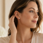Sunburst Moissanite Stud Earrings three-piece set - Image 2