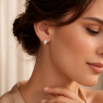 Marquise Moissanite Stud Earrings in 925 Sterling Silver - Image 2