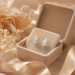 Marquise Moissanite Stud Earrings in 925 Sterling Silver - Image 6