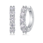 Dawn Earrings – White Gold Plated
