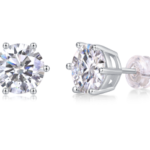Timeless Serenity Moissanite Earrings – E13176-65