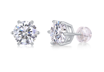 Timeless Serenity Moissanite Earrings – E13176-65