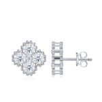Sparkling Dainty Moissanite Earrings – E17494