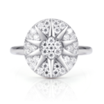 Sparkling Sun Moissanite Ring – JG223