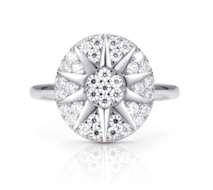 Sparkling Sun Moissanite Ring – JG223