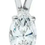 Minimal Marquise 0.8CT Moissanite Necklace – JN004
