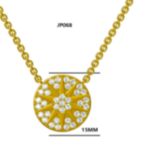 Sparkling Sun Moissanite Necklace – JP068