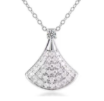 Sapphire Color Moissanite Necklace – N10850-SP - Image 2