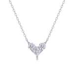 Radiant Heart Spark Necklace – A Symbol of Love & Elegance