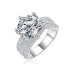 Eternal Vow Ring – White Gold Plated