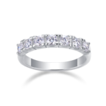 Lucky 7 Ring – White Gold Plated