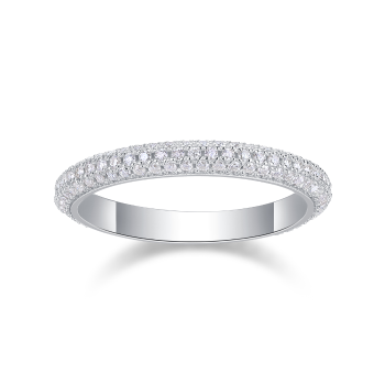 R12964-7 Mr. Right Ring – White Gold Plated - Image 1