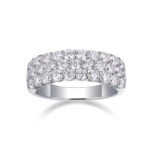 Phantom Sparkle Ring – White Gold Plated